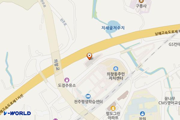 동정동 노외주차장 위치 지도 — 경상남도 창원시 의창구 천주로56번길 14
