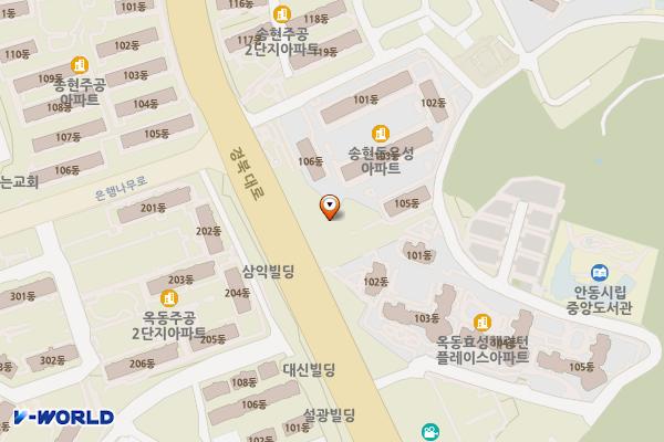 육아종합지원센터 위치 지도 — 경상북도 안동시 경북대로 440