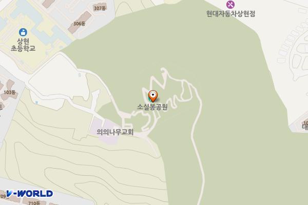 소실봉근린공원 위치 지도 — 경기도 용인시 수지구 만현로67번길 34-17