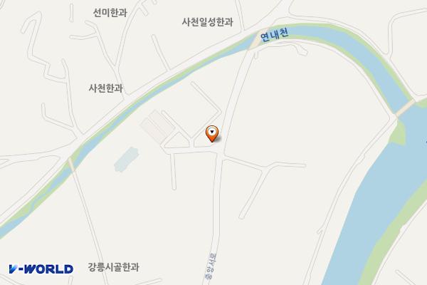 감자연구소 위치 지도 — 강원특별자치도 강릉시 사천면 중앙서로 216