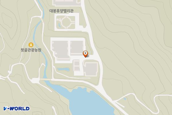 대봉산휴양밸리 주차장 위치 지도 — 경상남도 함양군 병곡면 병곡지곡로 331