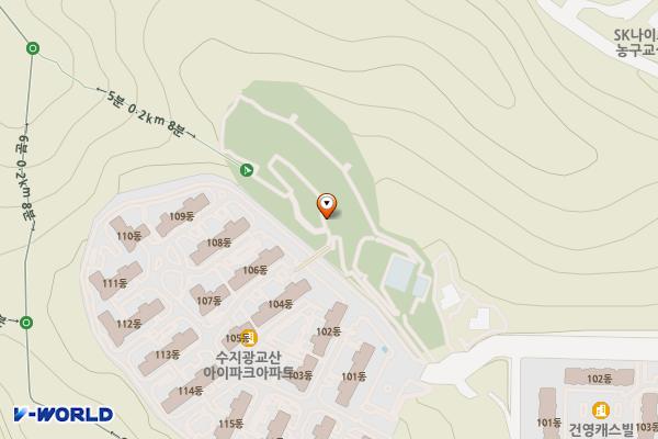 토월체육공원 위치 지도 — 경기도 용인시 수지구 수풍로23번길 36
