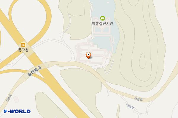 엄홍길전시관 주차장 위치 지도 — 경상남도 고성군 거류면 거류로 335