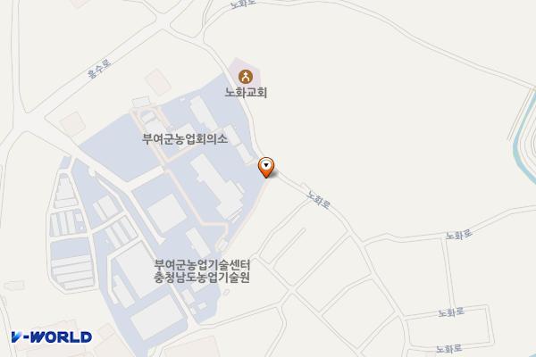부여군 농업기술센터 위치 지도 — 충청남도 부여군 규암면 흥수로 488
