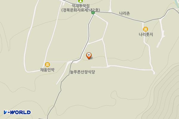 나리분지버스종점 위치 지도 — 경상북도 울릉군 북면 나리길 553