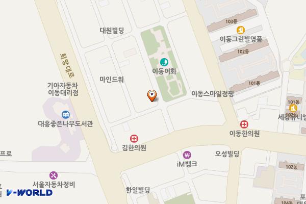 대이동 공영 주차장 위치 지도 — 경상북도 포항시 남구 대이로127번길 12-10