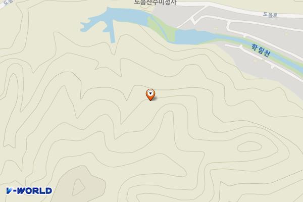 도음산 산림문화수련장 위치 지도 — 경상북도 포항시 북구 흥해읍 학천리 716