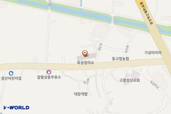 성산득성리공용주차장 위치 지도 — 경상북도 고령군 성산면 성산로 1019-7