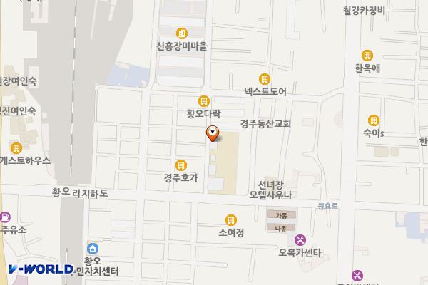 한국농어촌공사 경주지사 위치 지도 — 경상북도 경주시 원효로 181