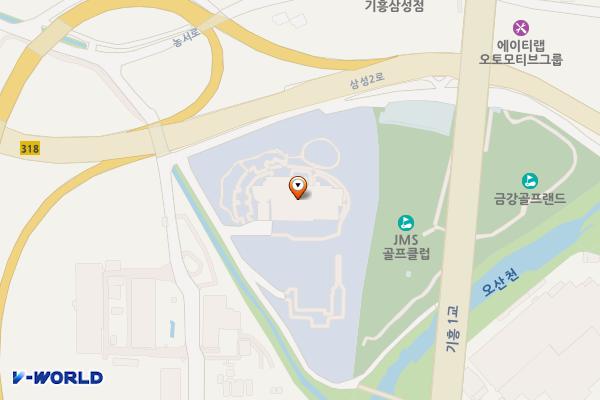 고매레스피아 위치 지도 — 경기도 용인시 기흥구 삼성2로 140