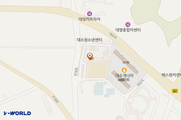 대소면 행정복지센터 위치 지도 — 충청북도 음성군 대소면 오태로 57-16
