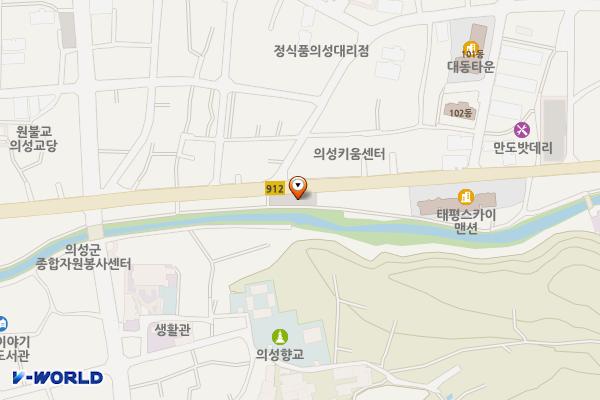 동서1길 공영주차장 위치 지도 — 경상북도 의성군 의성읍 동서1길 73