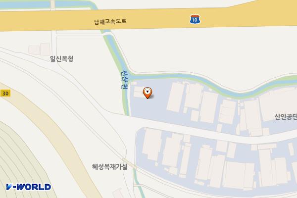 산인공단회관 위치 지도 — 경상남도 함안군 산인면 신산로 5