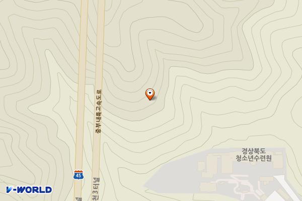 경상북도청소년수련원 위치 지도 — 경상북도 김천시 아포읍 대성지1길 593-43