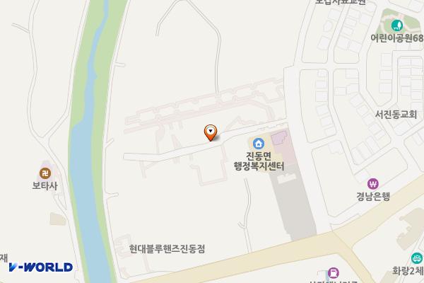 진동복지타운 위치 지도 — 경상남도 창원시 마산합포구 진동면 신서촌로 15