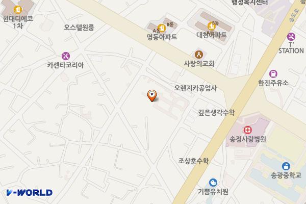 도산동 행복나루 노인복지관 위치 지도 — 전남광주통합특별시 광산구 송정로52번길 20