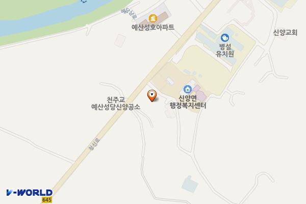 신양면사무소 위치 지도 — 충청남도 예산군 신양면 청신로 372
