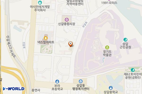 상갈마을 제2공영 위치 지도 — 경기도 용인시 기흥구 상갈로 13
