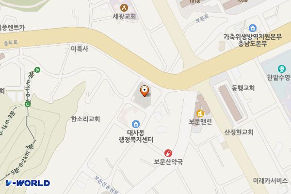 대사동 제6노외공영주차장 위치 지도 — 대전광역시 중구 충무로74번길 14