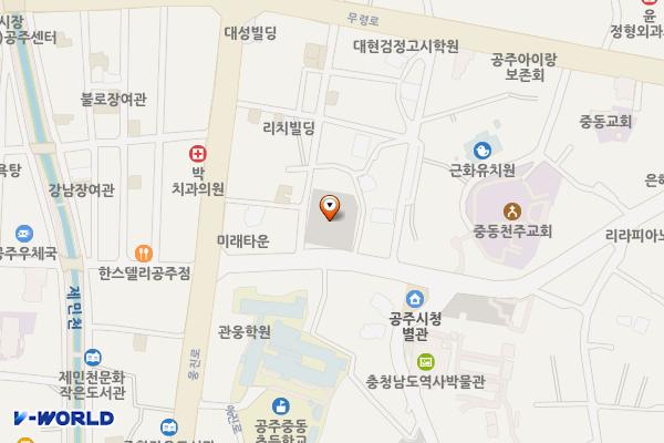 중동공영주차타워 위치 지도 — 충청남도 공주시 국고개길 11