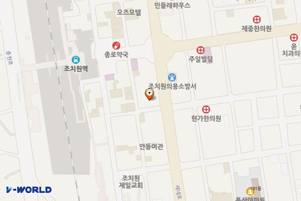 조치원주차타워 위치 지도 — 세종특별자치시 조치원읍 새내로 99