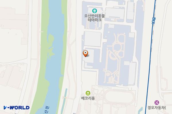 맑음터공원 위치 지도 — 경기도 오산시 오산천로 52