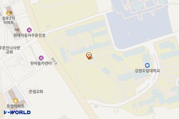 강원도립대학 위치 지도 — 강원특별자치도 강릉시 주문진읍 연주로 270