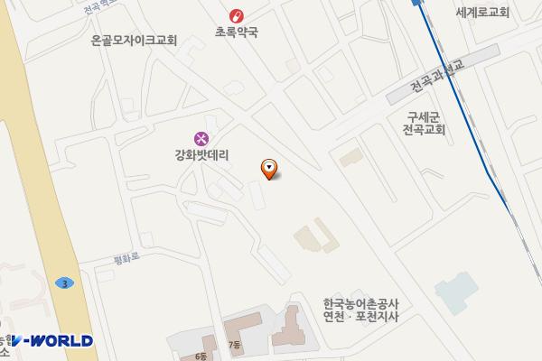 한국전력 연천지사(50kw) 위치 지도 — 경기도 연천군 전곡읍 전곡로 15