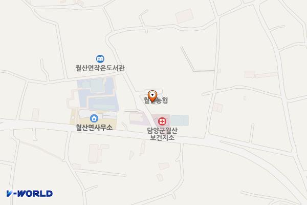 담양월산농협 위치 지도 — 전남광주통합특별시 담양군 월산면 도개안길 69-15