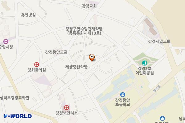 중앙2리주차장 위치 지도 — 충청남도 논산시 강경읍 옥녀봉로18번길 9-2