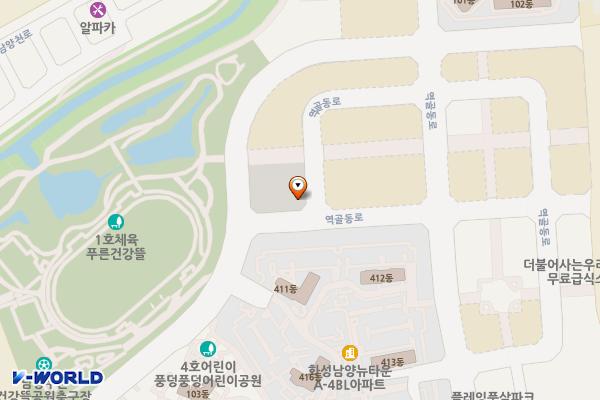 남양읍주민센터 공용주차장 위치 지도 — 경기도 화성시 남양읍 남양성지로 192-5
