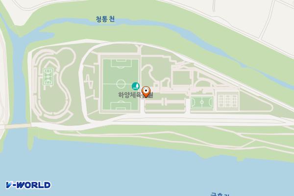 하양읍행정복지센터 위치 지도 — 경상북도 경산시 하양읍 용천제방길 33