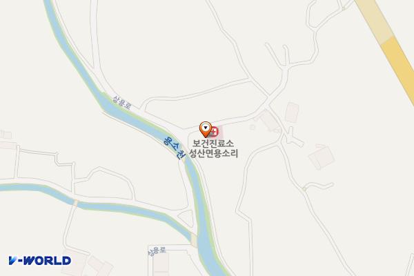 용소보건진료소 위치 지도 — 경상북도 고령군 성산면 원당길 6