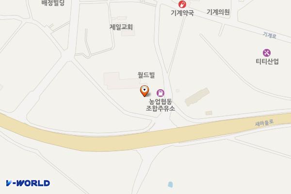 포항시산림조합 위치 지도 — 경상북도 포항시 북구 흥해읍 새마을로 331-6