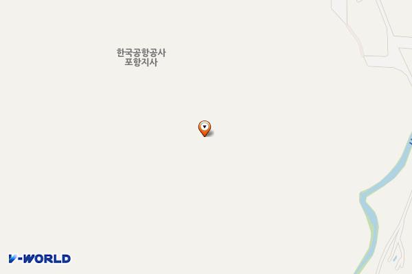 한국공항공사 포항공항 위치 지도 — 경상북도 포항시 남구 동해면 일월로 18