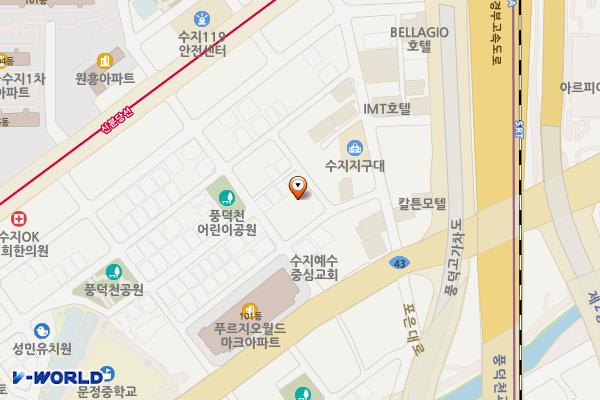 풍덕천동 임시공영 위치 지도 — 경기도 용인시 수지구 풍덕천동 69-48