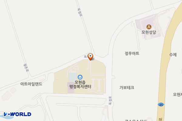 모현읍행정복지센터 위치 지도 — 경기도 용인시 처인구 모현읍 독점로 31-6