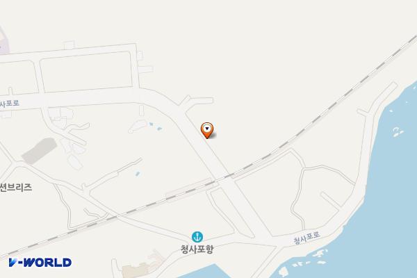 청사포 공영주차장 위치 지도 — 부산광역시 해운대구 청사포로 107-1