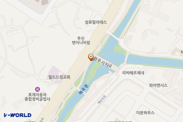 매곡천 공영주차장 위치 지도 — 울산광역시 북구 제내4길 37