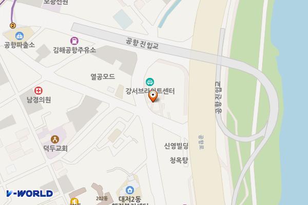 강서브라이트센터 위치 지도 — 부산광역시 강서구 공항로811번길 10
