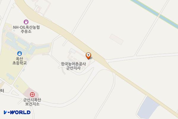 한국농어촌공사 군산지사 위치 지도 — 전북특별자치도 군산시 옥산면 옥산로 272-6