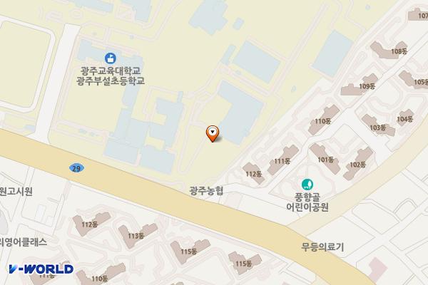 광주교육대 풍향문화관 위치 지도 — 전남광주통합특별시 북구 필문대로 55