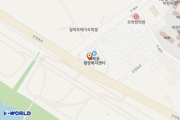 오학동 행정복지센터 위치 지도 — 경기도 여주시 도예로 2