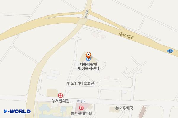 능서면 행정복지센터 위치 지도 — 경기도 여주시 세종대왕면 번도1길 2-9