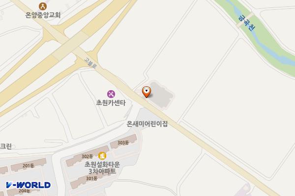 좌부동 공영주차장 충전소 위치 지도 — 충청남도 아산시 고불로 671
