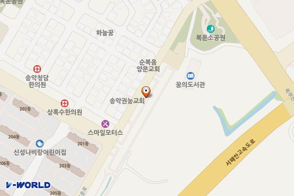 복운3리 공영주차장 위치 지도 — 충청남도 당진시 송악읍 신복운로 186