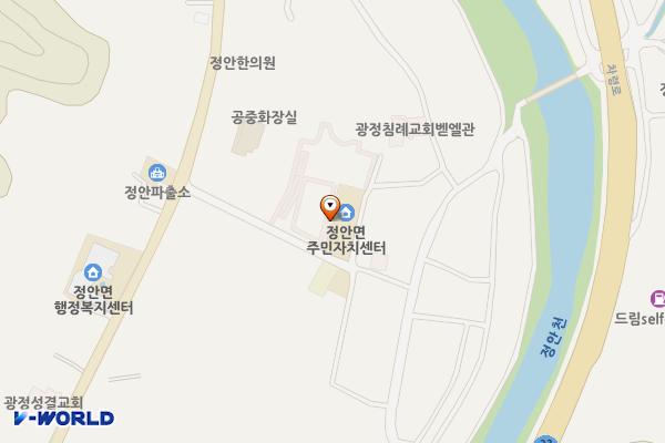 정안행정복지센터 위치 지도 — 충청남도 공주시 정안면 광정장터길 15-3