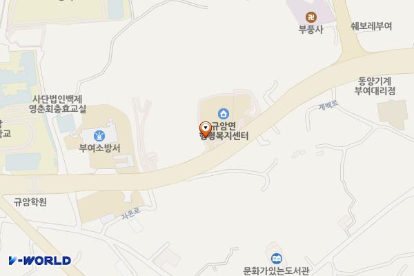 규암면 행정복지센터 위치 지도 — 충청남도 부여군 규암면 계백로 39