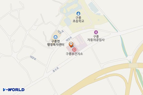 구룡면 행정복지센터 위치 지도 — 충청남도 부여군 구룡면 태양로 20