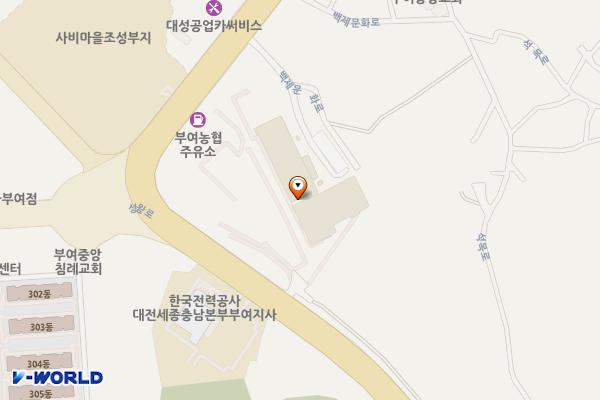 부여농협 하나로마트 위치 지도 — 충청남도 부여군 부여읍 백제문화로 16